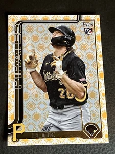 2025 Topps Series 2 Billy Cook RC Holiday Sun Foil #425 Pittsburgh Pirates - Picture 1 of 2
