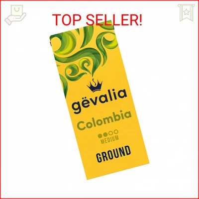 Café molido tostado medio Gevalia Colombia, bolsa de 12 OZ Foto 1 de 2