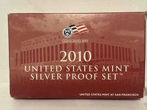 2010 Silver Proof Set U.S. Mint Original Government Packaging OGP COA - Picture 1 of 5
