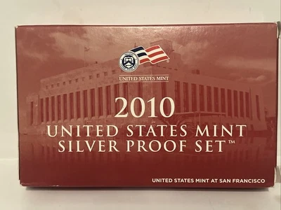 2010 Silver Proof Set U.S. Mint Original Government Packaging OGP COA - Image 1 of 4