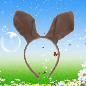  Kids Fashion Kangaroo Headband Cartoon Animal Headwear Hair Cosplay Costume - Picture 1 of 11