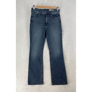 Rag & Bone Jeans Damen 25 Blau Nina High Rise Ankle Flare Dark Wash SAUBER - Bild 1 von 16