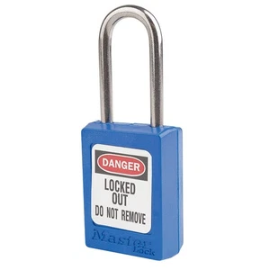 MASTER LOCK S31KAS12BLU Lockout Padlock,KA,Blue,1-13/16"H,PK12 6MCZ0 - Picture 1 of 1