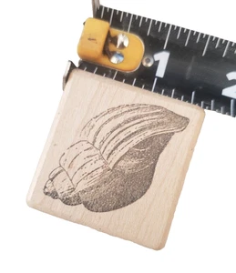 Unbranded Seashell rubber stamp - Picture 1 of 2