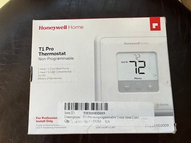 HONEYWELL TH1110D2009 NON PROGRAMMABLE THERMOSTAT NEW - Image 1 of 1