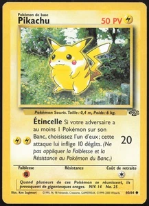 Carte Pokémon Pikachu 60/64 Jungle Français - Picture 1 of 2