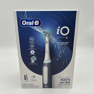 NEW SEALED - Oral-B iO4 Electric Toothbrush Color: Slate Blue - Picture 1 of 6