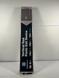 IRONWALLS Surface Vertikale Stange Panikstange, Schwarz 27,5" Gewerbliche Tür Schubstange - Bild 1 von 6