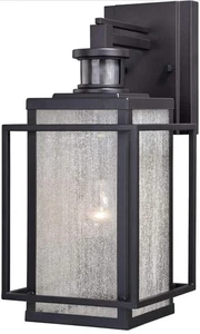 VAXCEL T0469 Hyde Bronze Motion Sensor Dusk to Dawn Outdoor Mission Wall Light - Picture 1 of 1