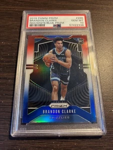 Brandon Clarke (2019) Panini Prizm Red/White/Blue Basketball #266 - PSA 10 GEM - Picture 1 of 2