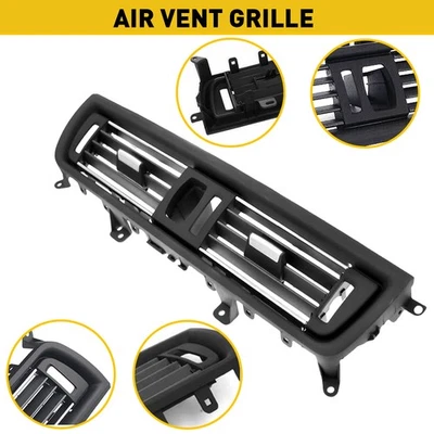 Rejilla de aire frontal negra para tablero central para BMW 520d 525d 530d 535d 2010-2016 Foto 1 de 4