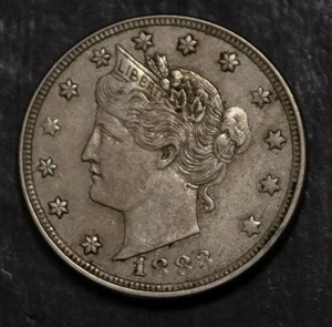 1883 mit Cent Freiheit "V" Nickel Auswahl XF Lot 3049 - Bild 1 von 2