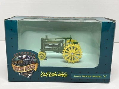 VINTAGE ERTL John Deere Model A Tractor 1/43 Scale Die Cast Metal NOS - Image 1 of 4