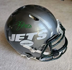 Breece Hall Autograph NY Jets NFL Flash Speed Authentic F/S Helmet Fanatics Cert - Picture 1 of 10