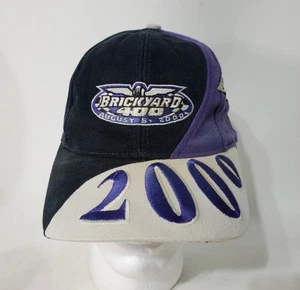 Vintage Nascar Brickyard 400 schwarz lila 2000 Snapback Mütze bestickt Zauber - Bild 1 von 24