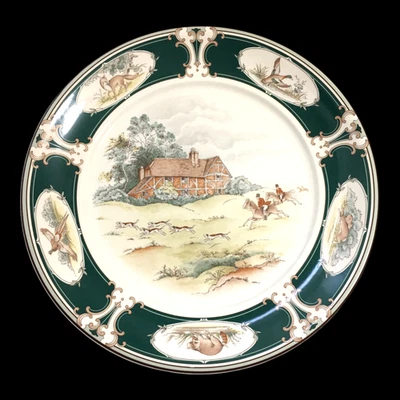 Plato para servir/plato picado Noritake Keltcraft 9170 Pursuit 12" ¡Como nuevo!! Foto 1 de 4