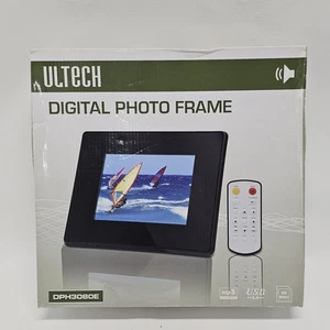 ULTECH Digital Photo Frame DPH3080EWith Remote Control USB 2.0 SD MMC Music MP3  - Picture 1 of 15