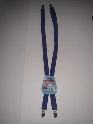 Nintendo Super Mario Bros. Tirantes Talla Juvenil Talla Única Niños De Colección 1988 Foto 1 de 4
