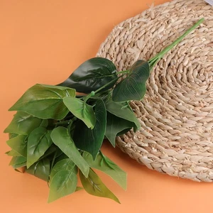  10 Pcs Greenery Stems Artificial Decorative Leaves Fake Plant Wall - Picture 1 of 11