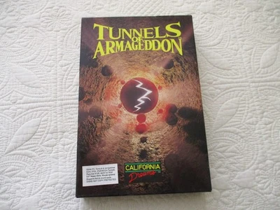 TUNNELS OF ARMAGEDDON PC Game - 3.5" Disk - CIB - From California Dreams (1989) - Image 1 of 4