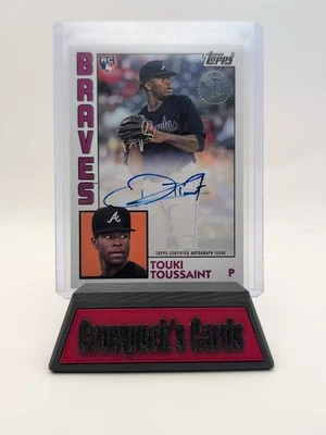 2019 Topps 1984 Topps Baseball Autograph Touki Toussaint #84A-TT (AU,RC) - Image 1 of 2