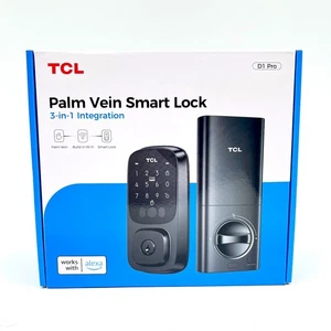 TCL IP54 Resistente alle Intemperie Palm Vein Smart Lock 3 in 1 Integrazione Modello D1 Pro - Foto 1 di 8