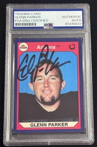 Glenn Parker "Arizona Wildcats Legend" Signed Rookie Card Autographed Auto PSA - Picture 1 of 2
