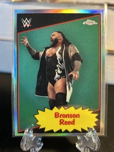 2025 WWE Topps Chrome Bronson Reed 85TC-BR Throwback Refractor  - Bild 1 von 3