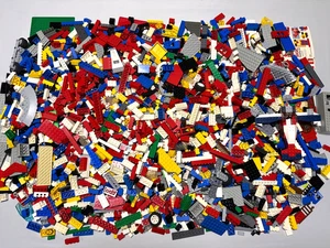 8 Pfund verschiedene Lego Bausteine Steine Grundplatte Räder klar Einzelstücke - Bild 1 von 13