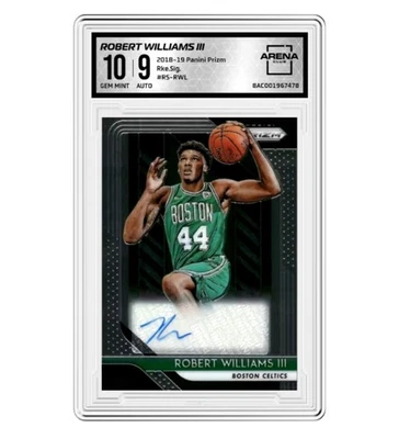 2018-19 Panini Prizm Rookie Signatures #RS-RWL Robert Williams III RC Auto AC 10 - Image 1 of 2