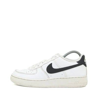 Nike Damen Air Force 1 Low GS Schuh Weiß/Schwarz Leder Low-Top Sneaker EU 38.5 - Bild 1 von 4