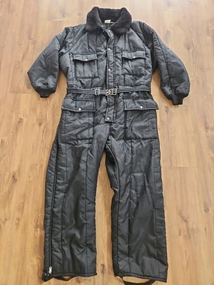 Vtg Walls Blizzard Pruf Snow Ice Fishing Snowmobile Ski Suit Belted Mens XXXL  - Image 1 of 4