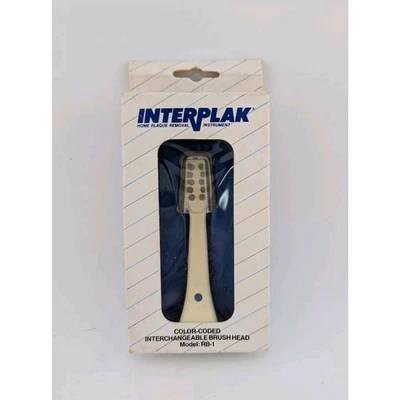 Interplak Color Coded Brush Head RB-1 Replacement Vintage (36) - Image 1 of 2