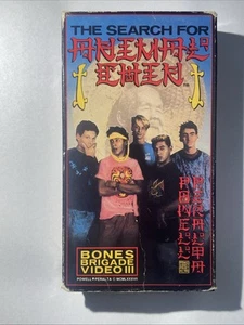 Powell Peralta The Search for Animal Chin Bones Brigade VHS Tape 1987 Skateboard - Foto 1 di 4