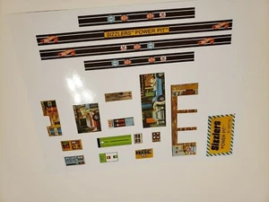 Hot Wheels Sizzlers Power Pit Stickers Decals - Picture 1 of 1