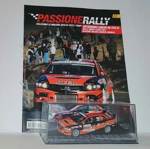 MITSUBISHI LANCER RS EVO IX RALLY MONTECARLO 2011 CON FASCICOLO SCALA 1/43 - Foto 1 di 1