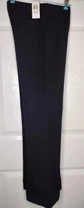 INC Stretch New Women's Straight Legs Black Pant Size 4P - Picture 1 of 13