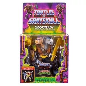 MOTU x TMNT Turtles of Grayskull 2-Bopsteady Deluxe Action Figure Mattel - Picture 1 of 10