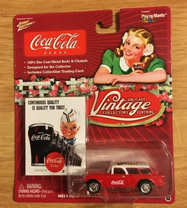 Johnny Lightning Coca Cola Vintage Die Cast 1954 Chevy Corvette Nomad - Picture 1 of 5