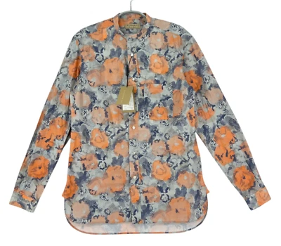 Camisa Floral Burberry Barker Albaricoque - Talla M Foto 1 de 4