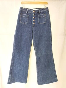 Paris Atelier & Other Stories Blue Jeans. Button Fly. 4 Pockets. Eur 42 UK 10 - Picture 1 of 8
