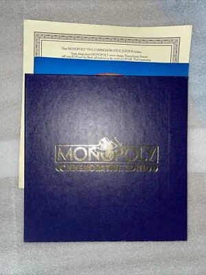 1985 Monopoly 1935 Commemorative Edition Board Game Replacement Board - Image 1 of 2