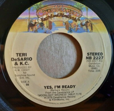 Teri DeSario & K.C. - Yes, I'm Ready/With Your Love (1979) Foto 1 de 3