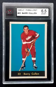 BARRY CULLEN 1960-61 PARKHURST 60-61 NO 32 KSA 6.5 52963 - Picture 1 of 2