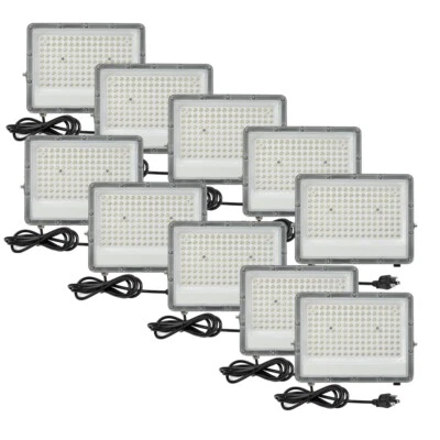 100W LED Flood Light Outdoor Super Bright Waterproof 6500K Daylight White - Image 1 of 4