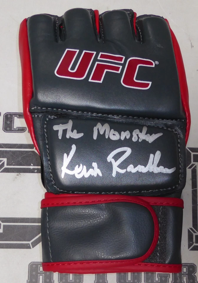 Kevin Randleman Signed UFC Glove PSA/DNA COA Pride FC Auto 19 20 23 26 28 31 35 - Image 1 of 4