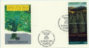 United Nations 1988 Survival of the Forests FDC  - Picture 1 of 2