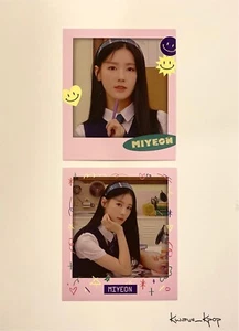 MIYEON [G)I-DLE NEVERLAND 2P POLAROID PHOTO CARDS K-POP ORIGINAL GENUINE GOODS - Foto 1 di 4