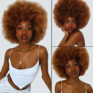 Afro Kinky Curly Wig – Natural, Soft, Bouncy, Short Curly Hair for Women - Picture 1 of 11