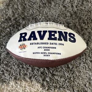 🔥🔥Baltimore Ravens Signed RARE SUPER BOWL XXXV FOOTBALL RAY RICE PSA COA🔥🔥
